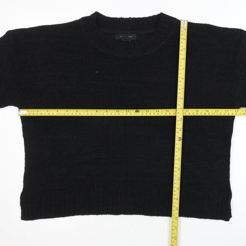 New Look Women’s Black Medium Pullover Jumper Crew Neck Knit