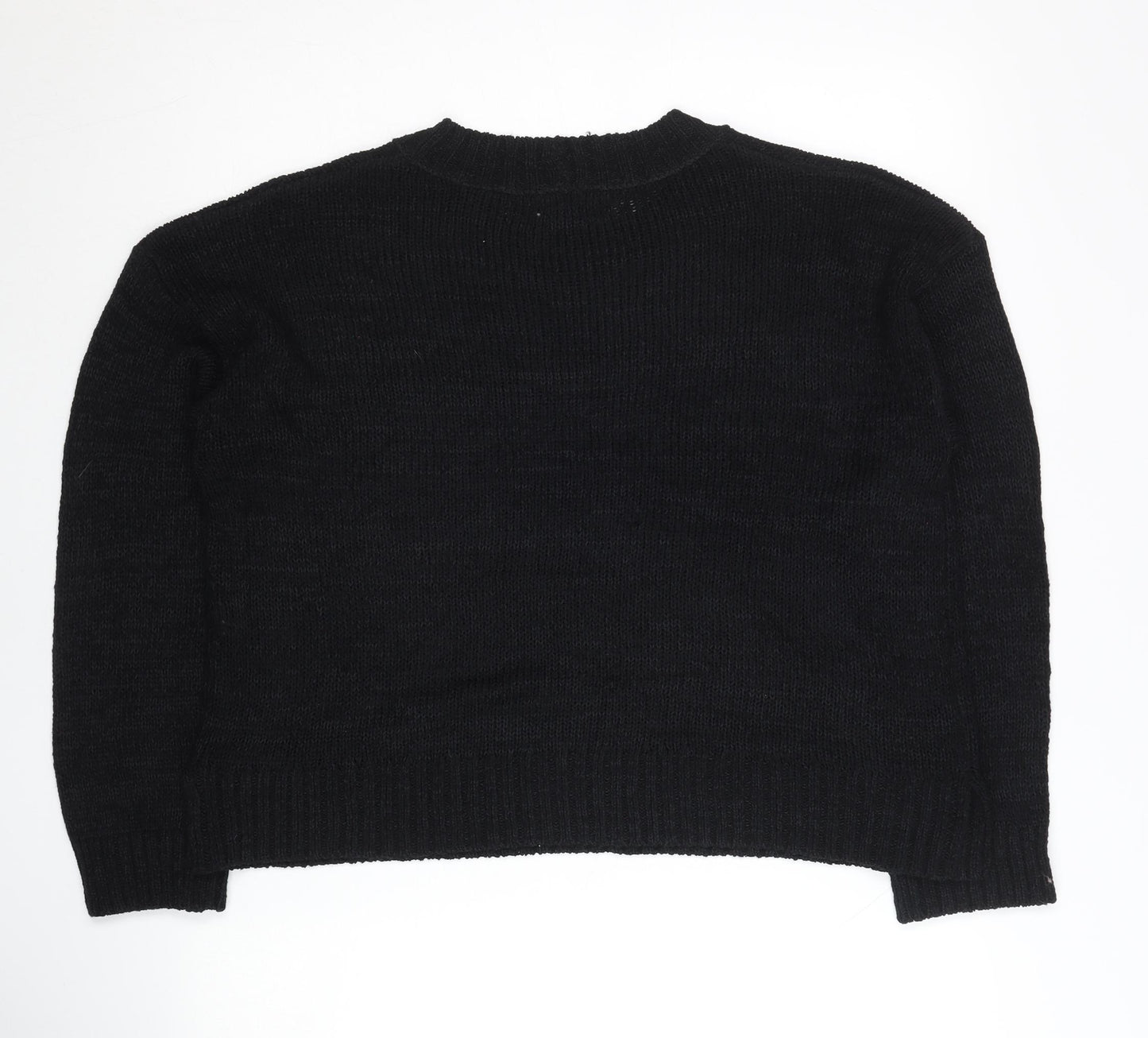 New Look Women’s Black Medium Pullover Jumper Crew Neck Knit
