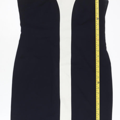 Apart Impressions Women’s Black White Sheath Dress UK 12 V-Neck