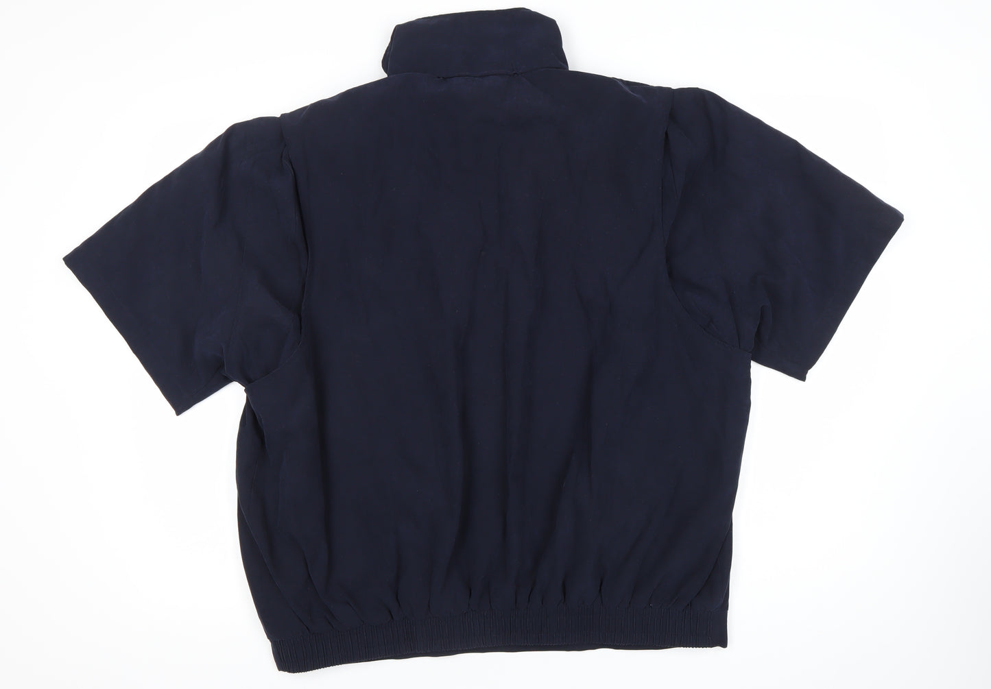 New Hampshire Men’s Blue Short Sleeve 1/4 Zip Jacket Size L
