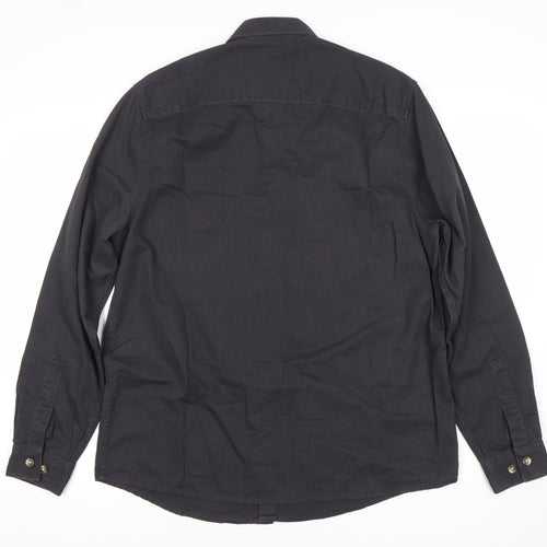 ASOS Men’s Black Cotton Basic Jacket M 40in Chest Casual Workwear
