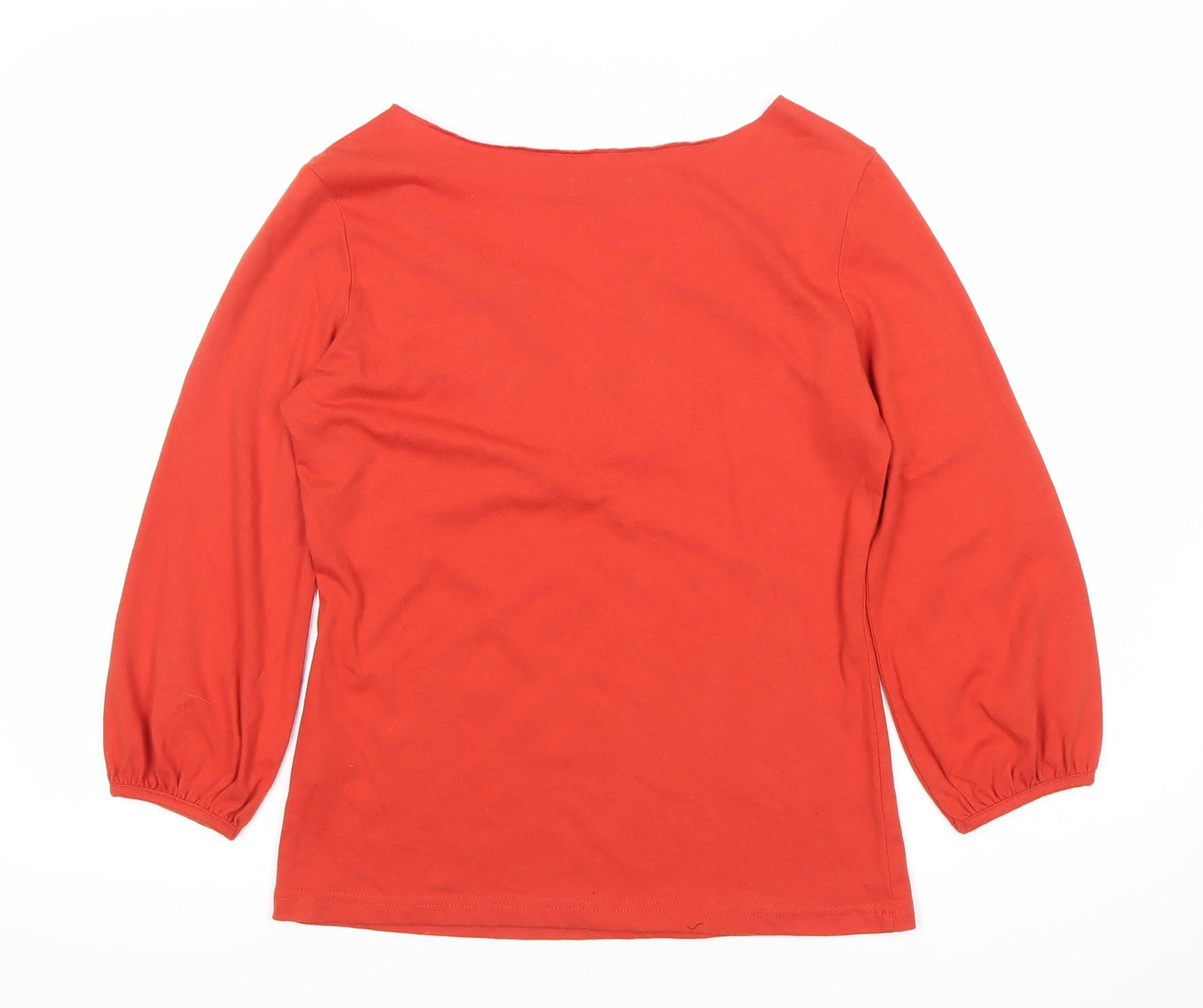 Marks and Spencer Per Una Women's Red Embroidered Tunic Blouse Size 10