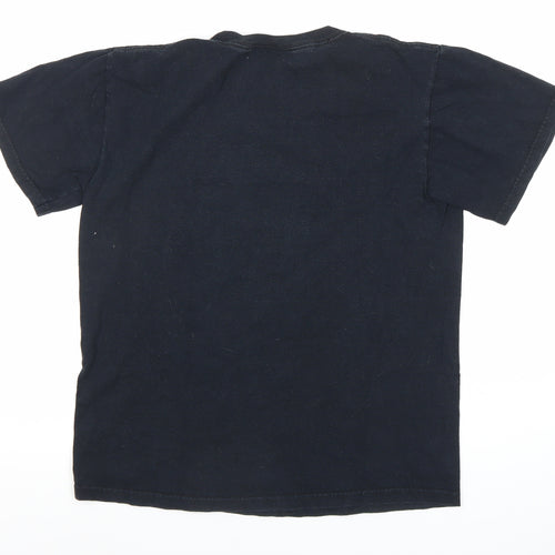 Fruit of the Loom Mens Black Guns N' Roses Band T-Shirt Size S Vintage