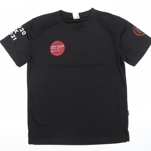 Oren Men’s Black M Graphic Print Crew Neck Short Sleeve T-Shirt