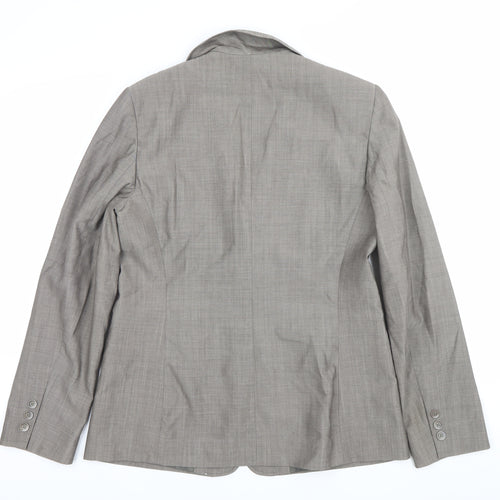 Gerard Darel Womens Grey Wool Workwear Suit Jacket Size 12