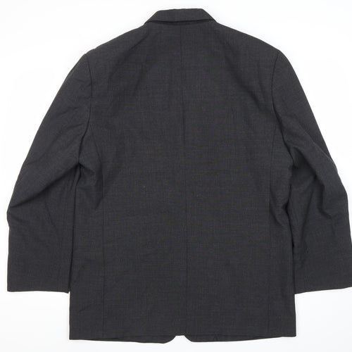 Modern Classics Men's Grey Wool Blend Blazer Jacket Size 42 Regular