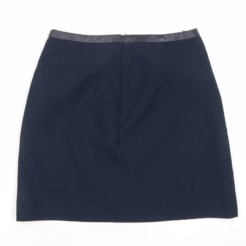 Koton Women’s Blue Size 10 Pencil Skirt Knee Length Formal