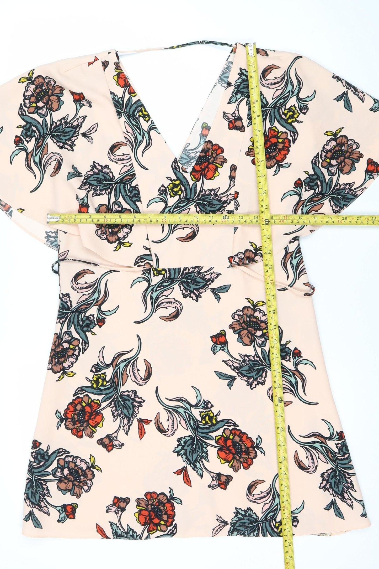 River Island Women’s Multicoloured Floral Mini Bodycon Dress Size 8