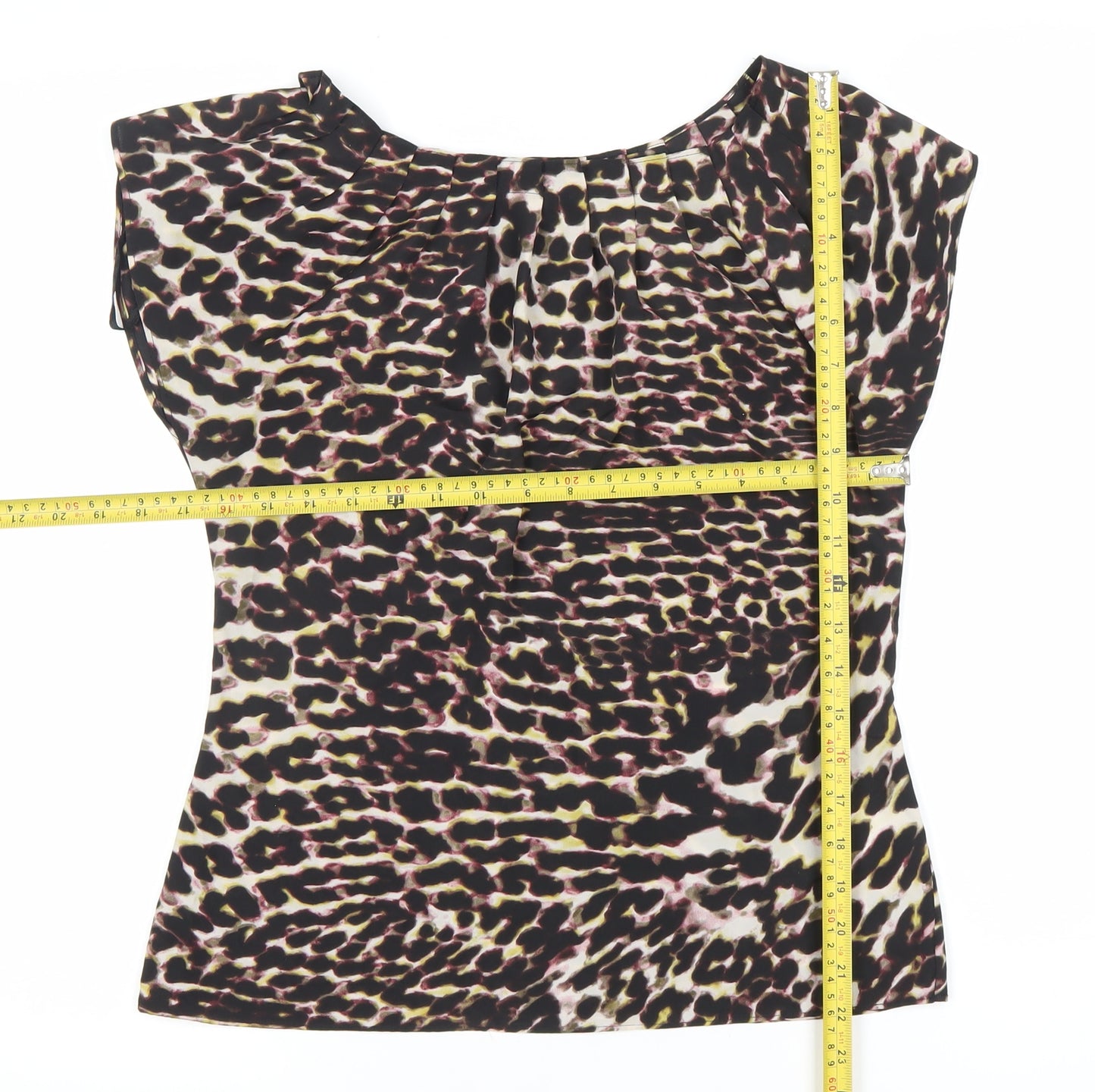 Coast Womens Multicoloured Animal Print Blouse Size 10