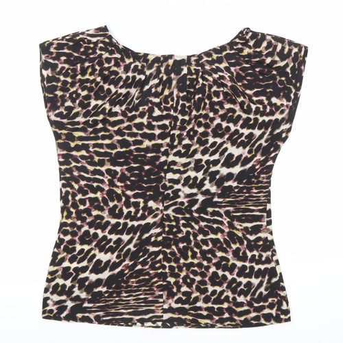 Coast Womens Multicoloured Animal Print Blouse Size 10