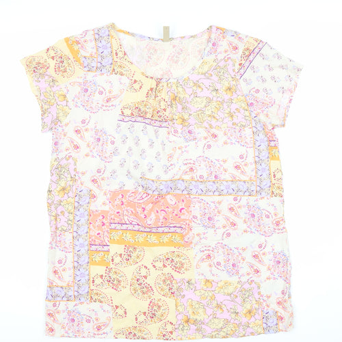 Soya Concept Womens Multicoloured Paisley Floral Tunic Blouse Size S