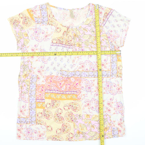 Soya Concept Womens Multicoloured Paisley Floral Tunic Blouse Size S
