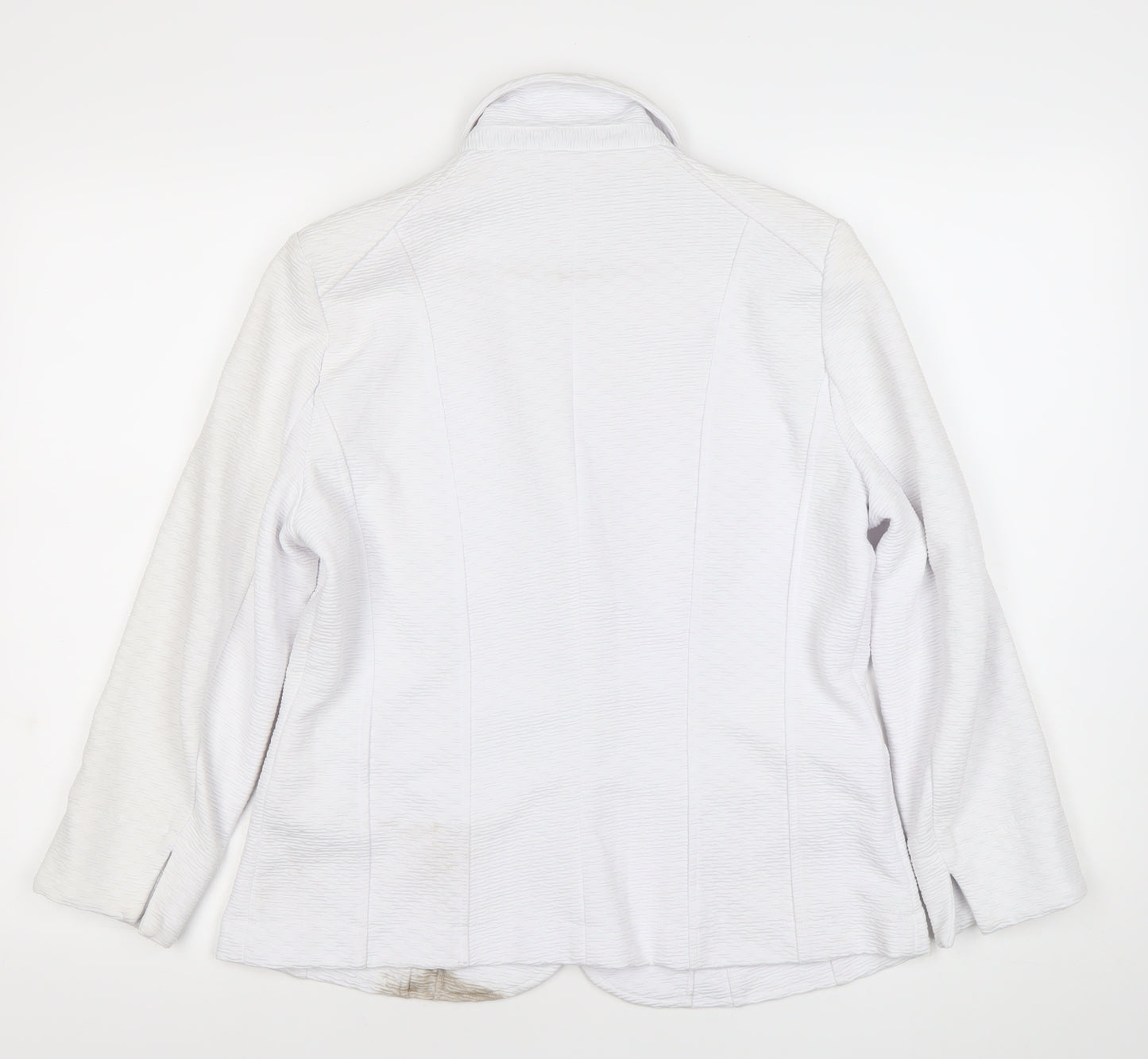B.D.G. Dutch Womens White Blazer Jacket Size M Single Breasted
