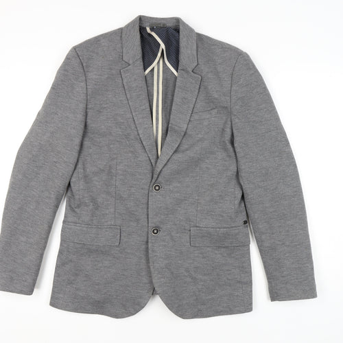 River Island Men’s Grey Blazer UK 42 Regular Fit Jacket