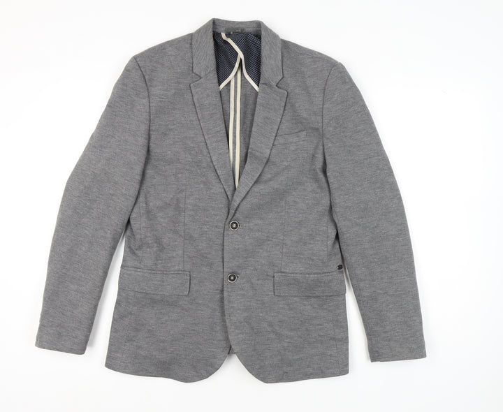 River Island Men’s Grey Blazer UK 42 Regular Fit Jacket