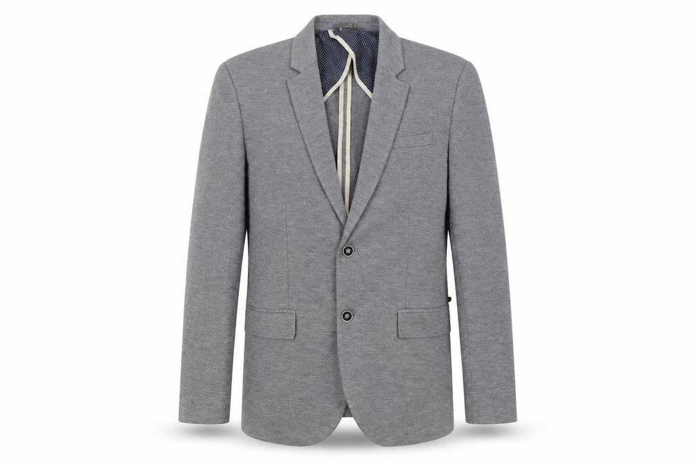 Front view of River Island Men’s Grey Blazer UK 42 Regular Fit Jacket