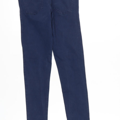 Jasper Conran Girls Blue Skinny Jeans Age 13 Years Stretch Casual