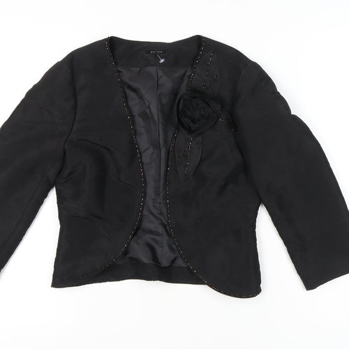 Marks & Spencer Women’s Black Size 10 Shawl Collar Suit Jacket