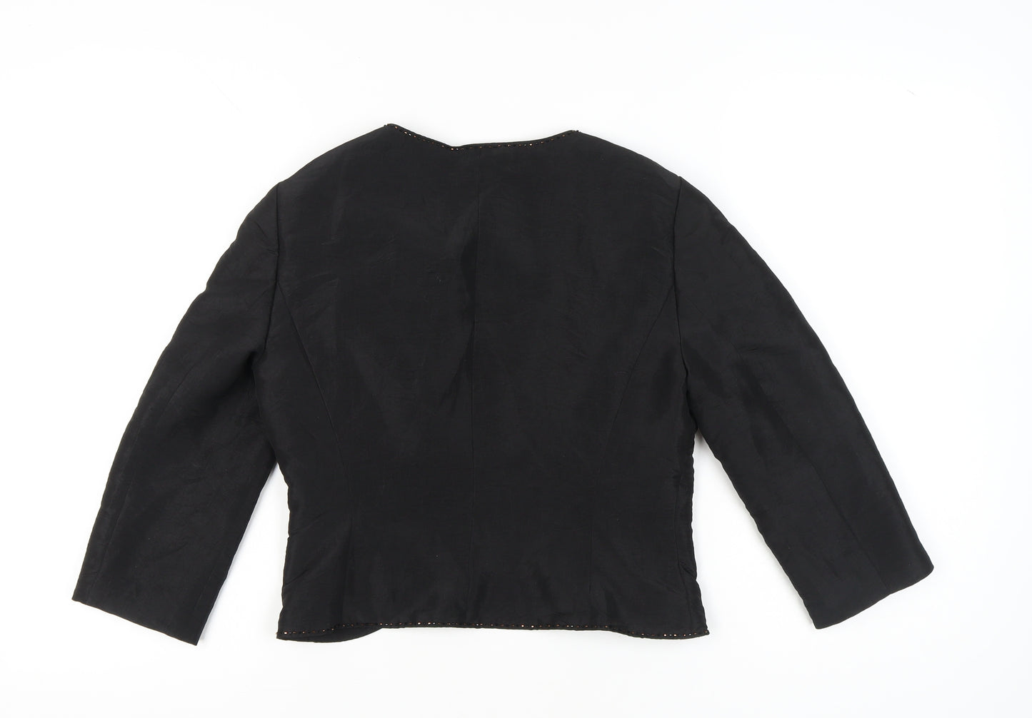 Marks & Spencer Women’s Black Size 10 Shawl Collar Suit Jacket