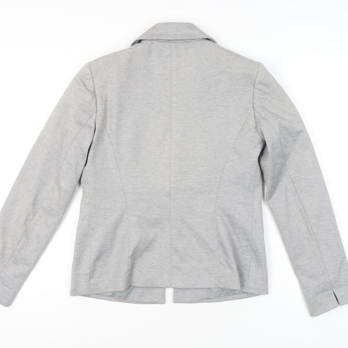 Miss Selfridge Women’s Grey Blazer Jacket UK 6 Tailored Workwear