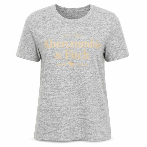 Abercrombie & Fitch Womens Grey Short Sleeve T-Shirt Size S