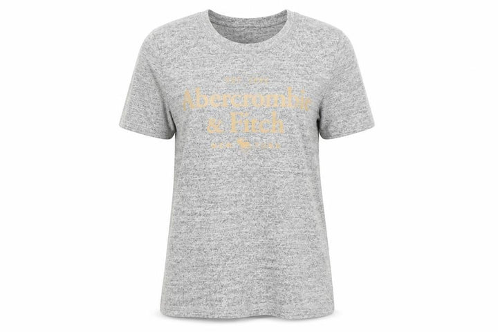 Abercrombie & Fitch Womens Grey Short Sleeve T-Shirt Size S