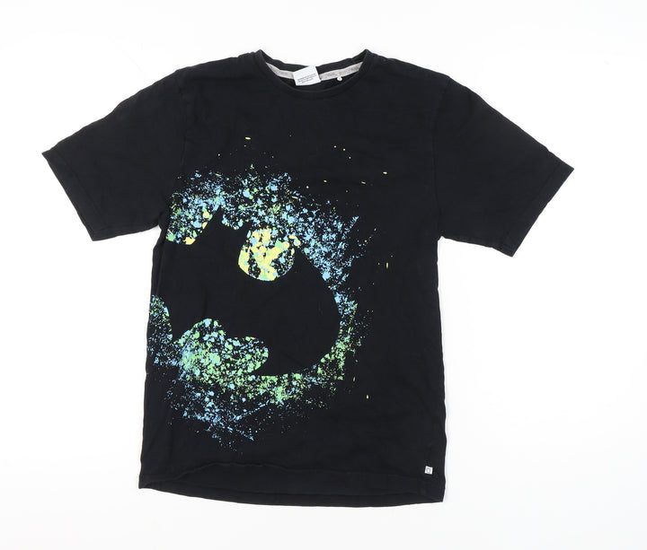 Brand Threads Men’s Black Batman Graphic XS T-Shirt