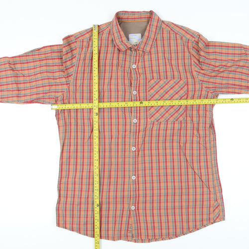 Fat Face Men’s Multicoloured Check Long Sleeve Cotton Shirt L