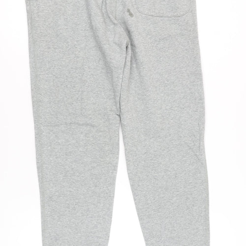 Converse Mens Grey Jogger Sweatpants S Regular Fit Casual Trousers