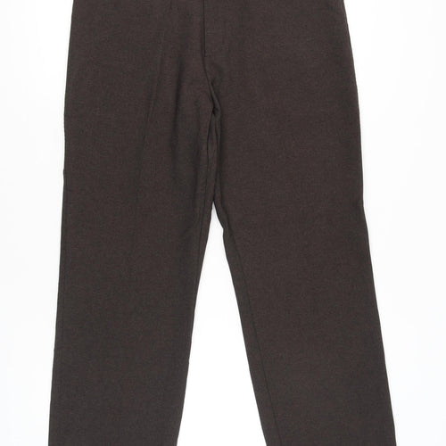 Greenwoods Mens Brown 36W Dress Pants Trousers Regular Fit