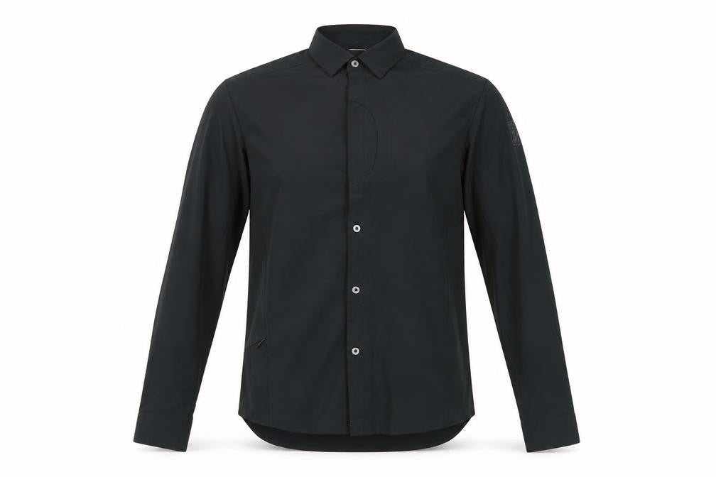 Union 34 Men's Black Slim Fit Long Sleeve Button-Up Shirt S