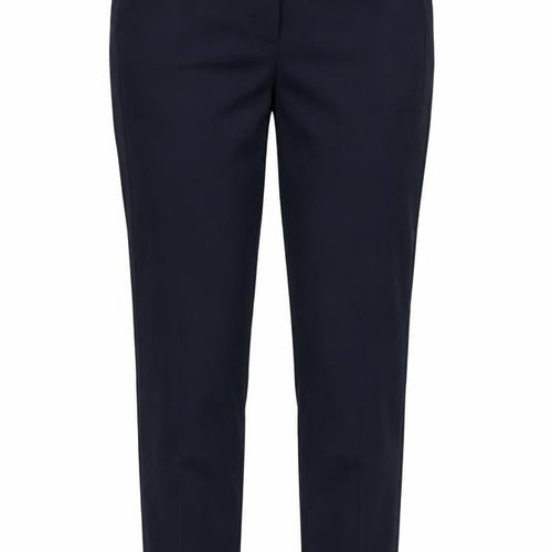 Zara Women Blue Slim Fit Straight Trousers Size 2