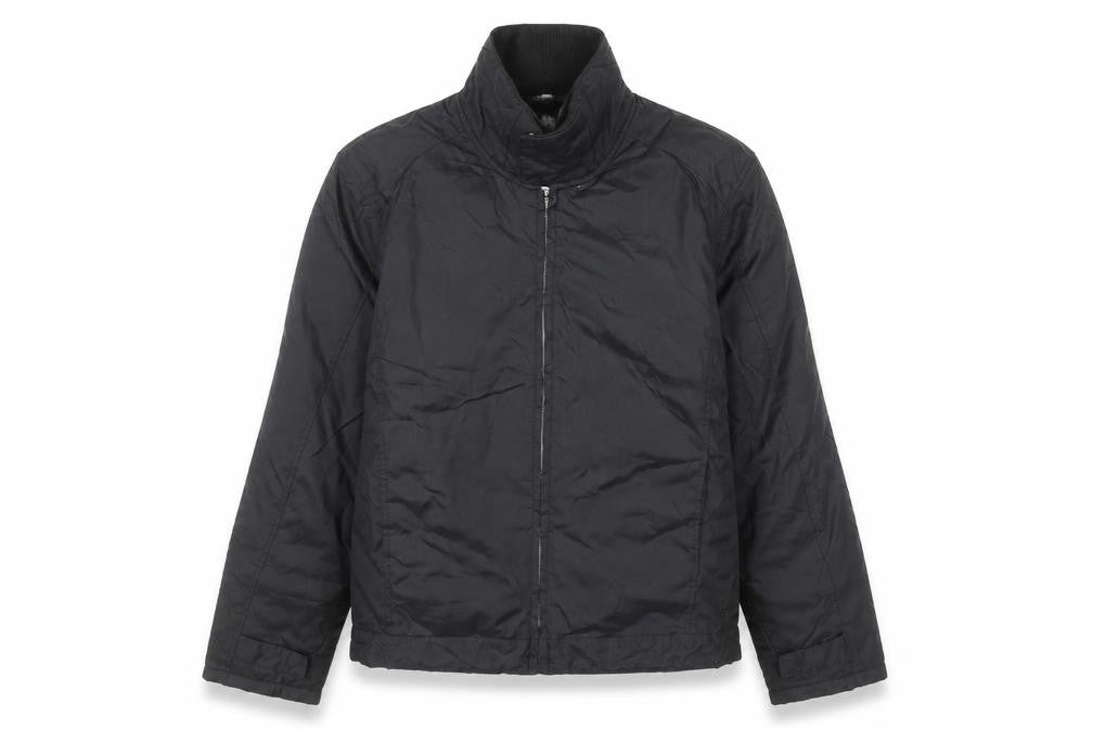 Front view of Cedarwood State Men’s Black Jacket L Regular Fit Full Zip