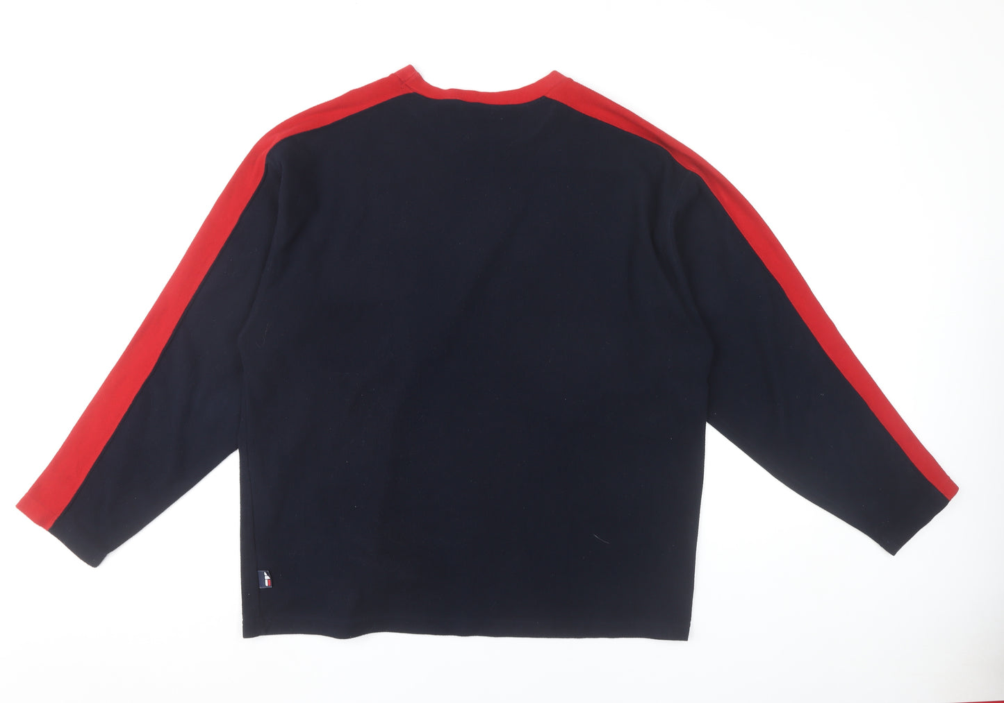Marks and Spencer St Michael Men’s Navy Red XL Pullover Sweatshirt