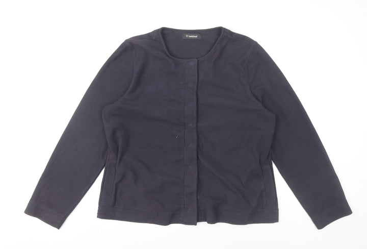 Hawkshead Women’s Blue Fleece Jacket Size 16 Casual Classic