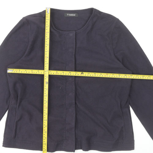 Hawkshead Women’s Blue Fleece Jacket Size 16 Casual Classic