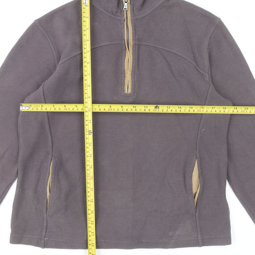 Jack & Jones Originals Womens Purple 1/2 Zip Sweatshirt Size M