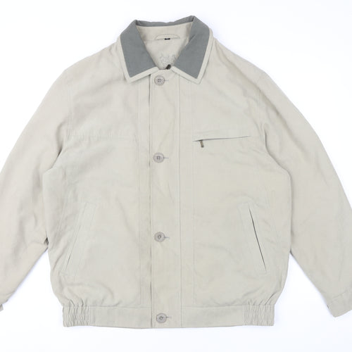 Wellington Men’s Beige 40 Basic Jacket Polyester Nylon Casual