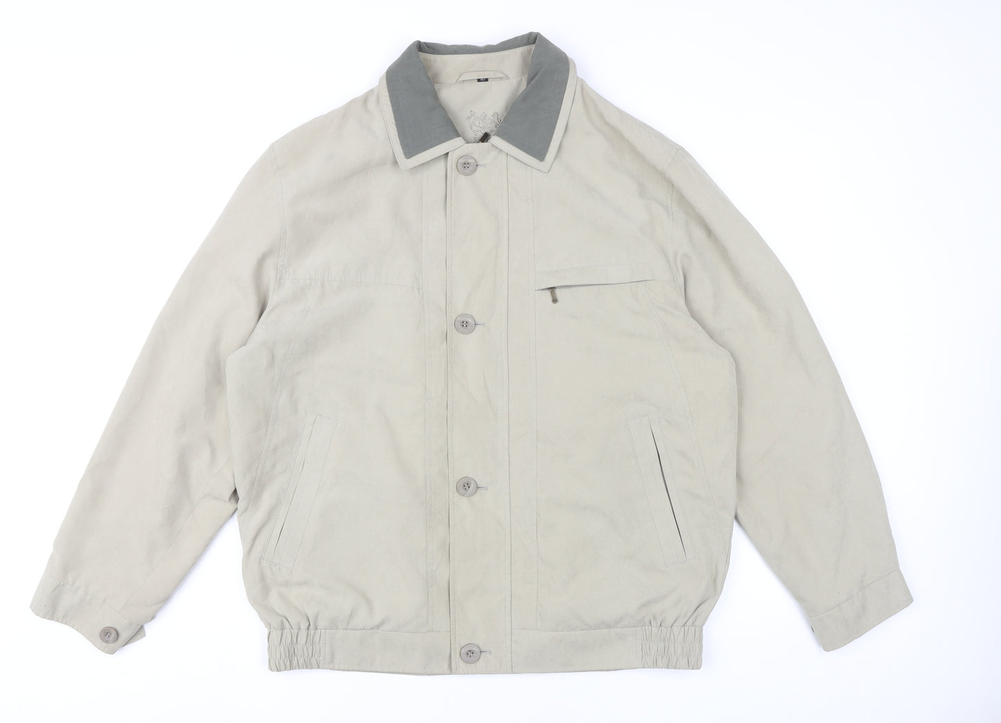 Wellington Men’s Beige 40 Basic Jacket Polyester Nylon Casual