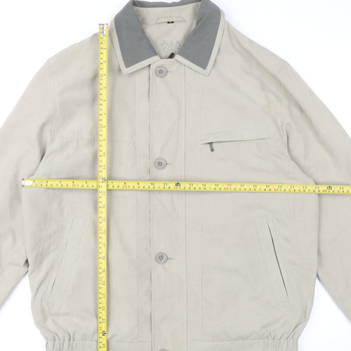 Wellington Men’s Beige 40 Basic Jacket Polyester Nylon Casual