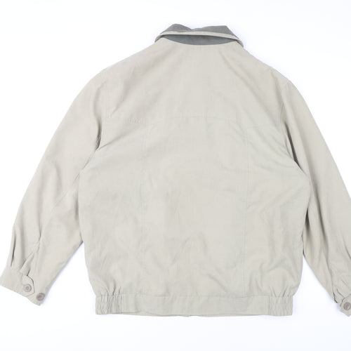 Wellington Men’s Beige 40 Basic Jacket Polyester Nylon Casual