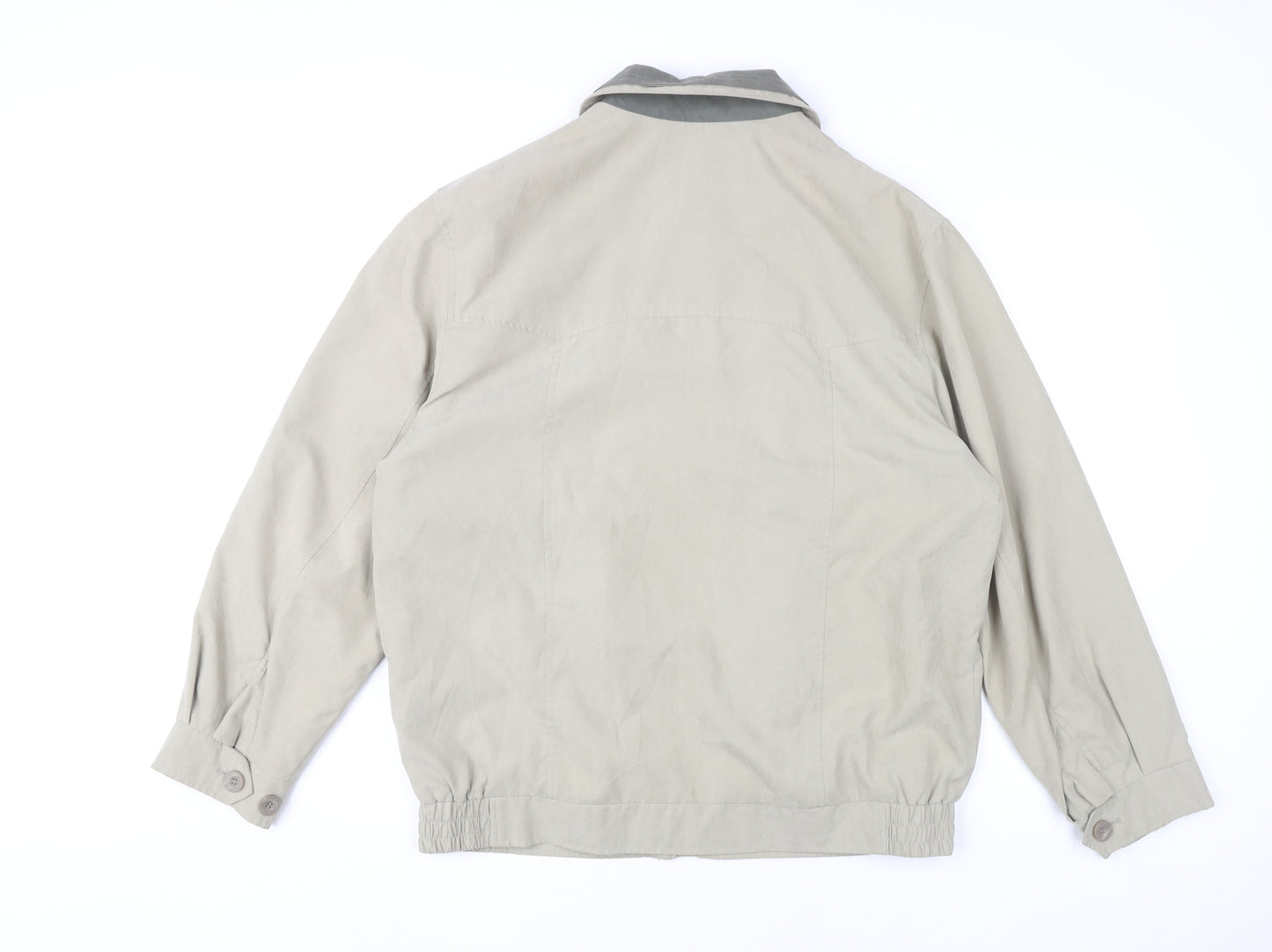 Wellington Men’s Beige 40 Basic Jacket Polyester Nylon Casual