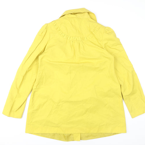 Misbehave Vintage Women’s Yellow Buttoned Mid-Length Coat Size 12