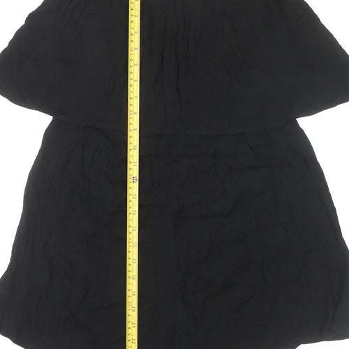 ASOS Women’s Black Strapless Sleeveless Playsuit Size 12