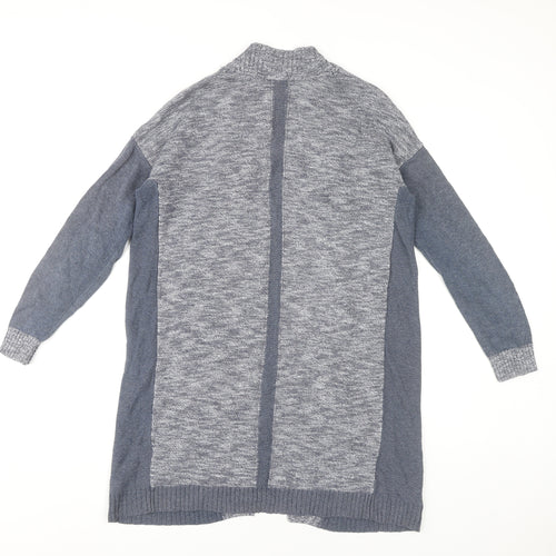 White Stuff Womens Grey Size 8 Long Sleeve Knit Cardigan with Pockets