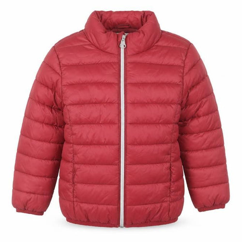 Lupilu Girls Red Puffer Jacket 4 Years Quilted Winter Coat