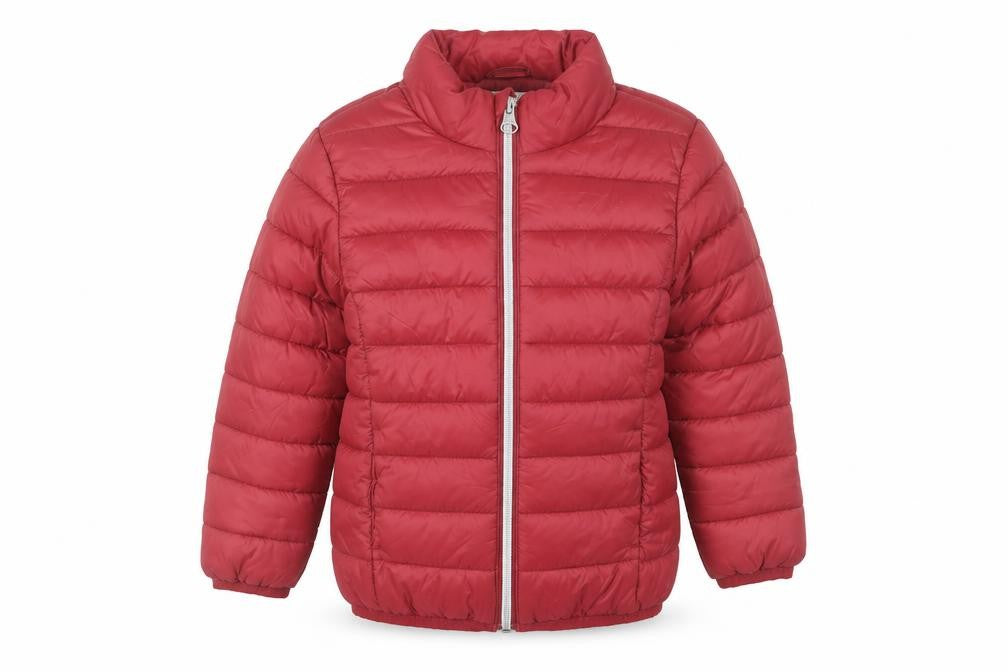 Lupilu Girls Red Puffer Jacket 4 Years Quilted Winter Coat
