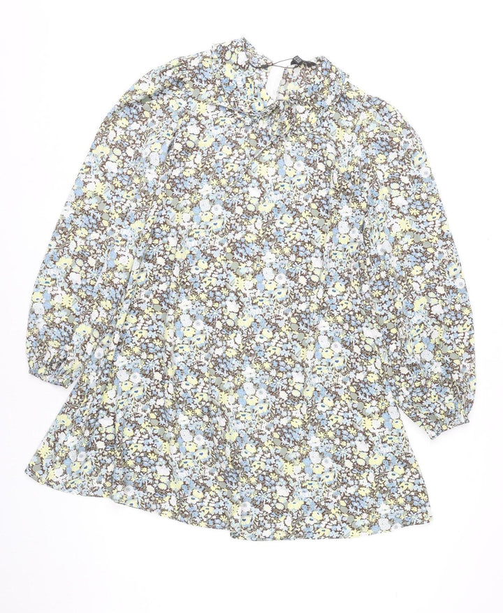 Blue Vanilla Women’s Multicoloured Floral Shift Dress Size 8