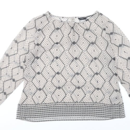 Marks and Spencer Women’s Multicoloured Geometric Blouse UK 16
