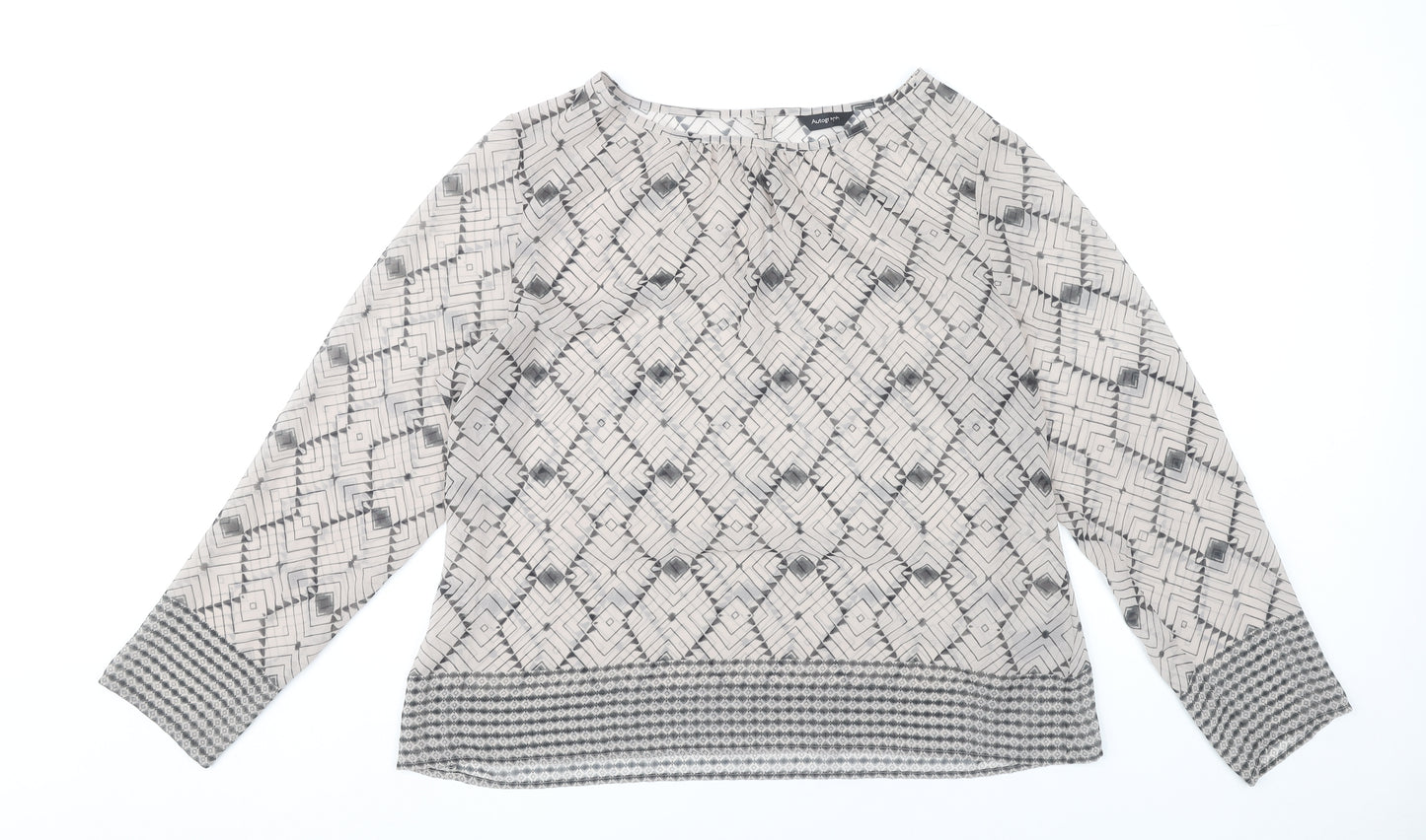 Marks and Spencer Women’s Multicoloured Geometric Blouse UK 16